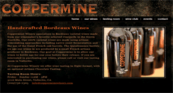Desktop Screenshot of copperminewinery.com